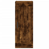 Credenza Rovere Fumo 34,5x34x180 cm in Legno truciolato