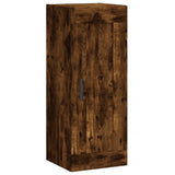 Credenza Rovere Fumo 34,5x34x180 cm in Legno truciolato