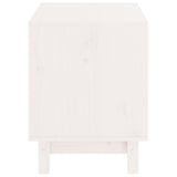 Casetta per Cani bianco 50x40x52 cm in Legno Massello di Pino