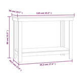 Banco da Lavoro 110x50x80 cm in Legno Massello di Pino