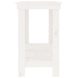 Banco da Lavoro Bianco 180x50x80 cm in Legno Massello di Pino