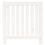 Copertura Termosifone Bianca 79,5x19x84 cm Legno Massello Pino