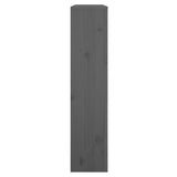 Copertura Termosifone Grigia 79,5x19x84 cm Legno Massello Pino