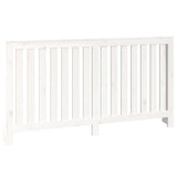 Copertura Termosifone Bianca 153x19x84 cm Legno Massello Pino