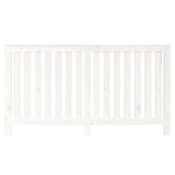 Copertura Termosifone Bianca 153x19x84 cm Legno Massello Pino