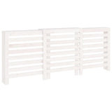 Copertura Termosifone Bianca 210x21x85 cm Legno Massello Pino
