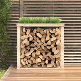 Portaceppi da Esterno 108x52x106 cm Legno Massello Pino