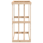 Portaceppi da Esterno 108x52x106 cm Legno Massello Pino