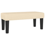 Giroletto a Molle con Materasso Crema 90x190 cm in Tessuto