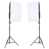 Kit per Studio Fotografico con Set di Luci e Fondale