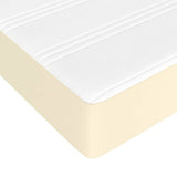 Giroletto a Molle con Materasso Crema 90x190 cm in Similpelle