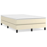 Giroletto a Molle con Materasso Crema 120x200 cm in Similpelle