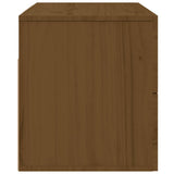 Comodini a Muro 2 pz Marrone ambra 50x36x40 cm