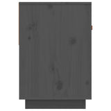 Mobile Porta TV Grigio 90x40x60 cm in Legno Massello di Pino