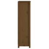 Libreria Marrone Ambra 50x35x125,5 cm in Legno Massello di Pino
