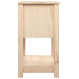 Comodini 2 pz 40x35x61,5 cm in Legno Massello di Pino