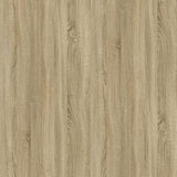 Tavolino Rovere Sonoma 80x45x45 cm in Legno truciolato e Ferro