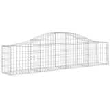 Cesti Gabbioni ad Arco 18 pz 200x30x40/60 cm Ferro Zincato