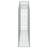 Cesti Gabbioni ad Arco 3 pz 200x30x100/120 cm Ferro Zincato