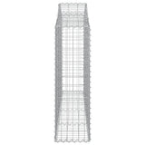 Cesti Gabbioni ad Arco 7 pz 200x30x100/120 cm Ferro Zincato