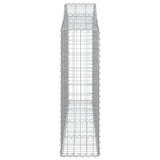 Cesti Gabbioni ad Arco 8 pz 200x30x100/120 cm Ferro Zincato