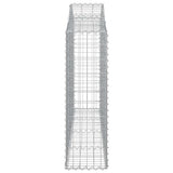 Cesti Gabbioni ad Arco 12 pz 200x30x100/120 cm Ferro Zincato