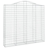 Cesti Gabbioni ad Arco 14 pz 200x30x180/200 cm Ferro Zincato