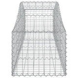 Cesti Gabbioni ad Arco 8 pz 200x50x40/60 cm Ferro Zincato