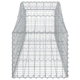 Cesti Gabbioni ad Arco 30 pz 200x50x40/60 cm Ferro Zincato