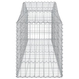 Cesti Gabbioni ad Arco 15 pz 200x50x60/80 cm Ferro Zincato