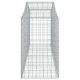 Cesti Gabbioni ad Arco 15 pz 200x50x80/100 cm Ferro Zincato