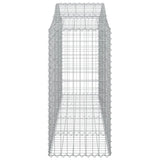 Cesti Gabbioni ad Arco 7 pz 200x50x100/120 cm Ferro Zincato