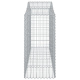 Cesti Gabbioni ad Arco 30 pz 200x50x120/140 cm Ferro Zincato