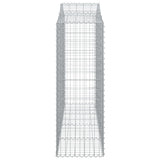 Cesti Gabbioni ad Arco 15 pz 200x50x140/160 cm Ferro Zincato