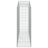 Cesti Gabbioni ad Arco 20 pz 200x50x140/160 cm Ferro Zincato