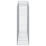 Cesti Gabbioni ad Arco 2 pz 200x50x160/180 cm Ferro Zincato