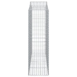 Cesti Gabbioni ad Arco 2 pz 200x50x160/180 cm Ferro Zincato