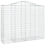 Cesti Gabbioni ad Arco 13 pz 200x50x160/180 cm Ferro Zincato