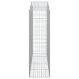 Cesti Gabbioni ad Arco 13 pz 200x50x160/180 cm Ferro Zincato