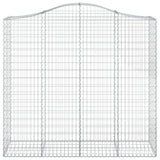 Cesti Gabbioni ad Arco 12 pz 200x50x180/200 cm Ferro Zincato