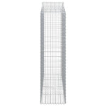 Cesti Gabbioni ad Arco 12 pz 200x50x180/200 cm Ferro Zincato