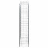 Cesti Gabbioni ad Arco 7 pz 200x50x220/240 cm Ferro Zincato