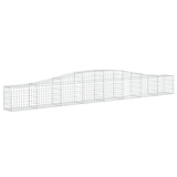 Cesti Gabbioni ad Arco 8 pz 400x30x40/60 cm Ferro Zincato