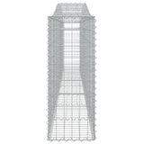 Cesti Gabbioni ad Arco 3 pz 400x30x80/100 cm Ferro Zincato