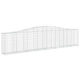 Cesti Gabbioni ad Arco 5 pz 400x30x80/100 cm Ferro Zincato
