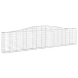 Cesti Gabbioni ad Arco 6 pz 400x30x80/100 cm Ferro Zincato
