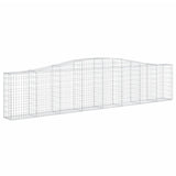 Cesti Gabbioni ad Arco 8 pz 400x30x80/100 cm Ferro Zincato