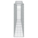 Cesti Gabbioni ad Arco 6 pz 400x30x100/120 cm Ferro Zincato