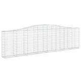Cesti Gabbioni ad Arco 10 pz 400x30x100/120 cm Ferro Zincato