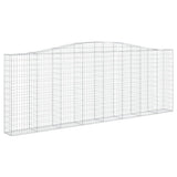 Cesti Gabbioni ad Arco 3 pz 400x30x140/160 cm Ferro Zincato
